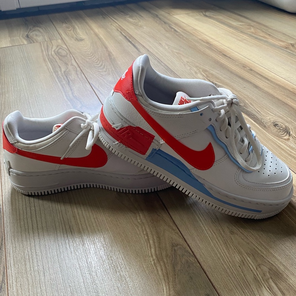 Nike AF1 Shadow SE 'Team Orange Blue' Summit White Women’s